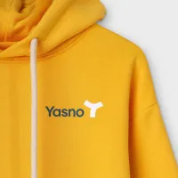 Худі з логотипом YASNO (жовте)